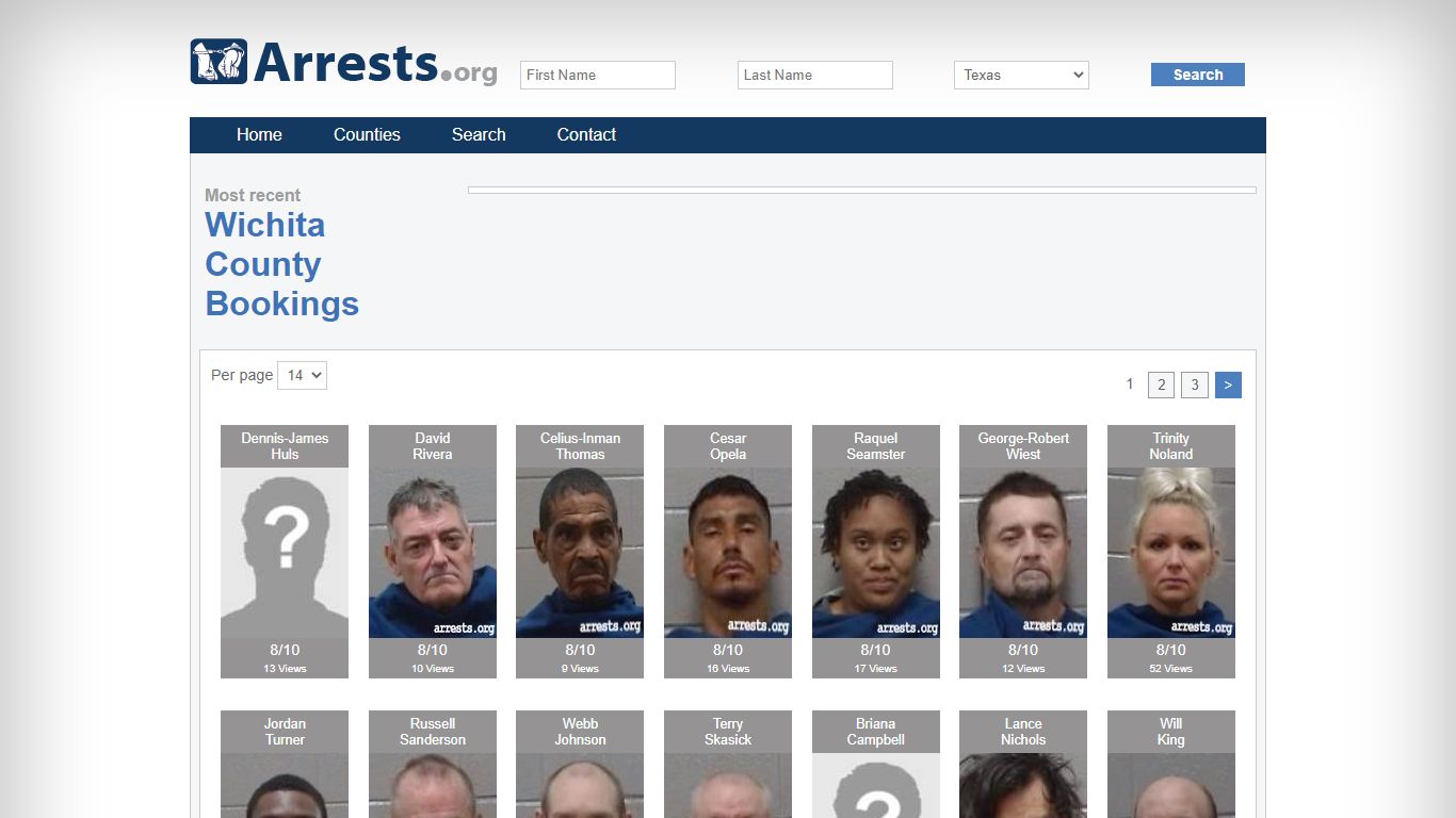 Wichita County Arrests and Inmate Search