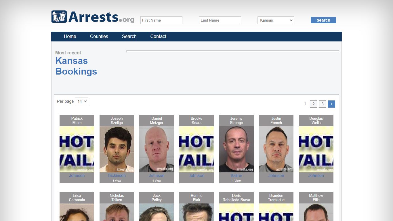 Kansas Arrests and Inmate Search
